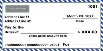 Picture of Oversized Checks 30236381