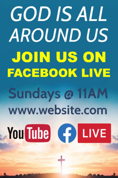 Picture of Online Church Sandwich Board Signs 872243649