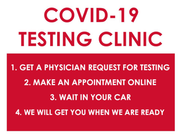 Picture of Drive Thru Clinic Signs 872155589
