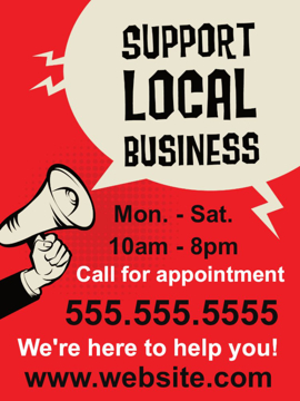 Picture of Support Local Signs 872187019