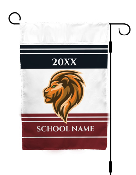 Picture of GF School Spirit 3-Red and Black 18" x 12"