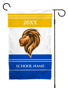 Picture of GF School Spirit 3-Blue and Yellow 48" x 30"