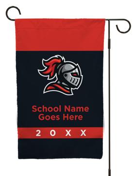 Picture of GF School Spirit 4 - Red and Black 48" x 30"