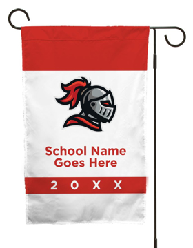 Picture of GF School Spirit 4 - Red and White 48" x 30"