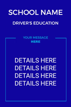 Picture of 18" x 12" Education 9