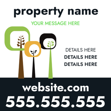 Picture of 24" x 24" Property Management 10