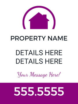 Picture of 24" x 18" Property Management 5