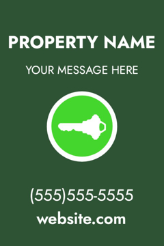 Picture of 18" x 12" Property Management 12