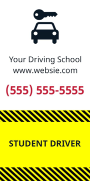 Picture of 24" x 12" Student Driver 3