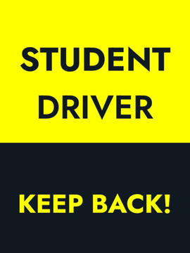 Picture of 24" x 18" Student Driver 2