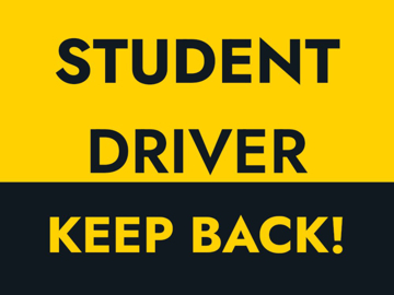 Picture of 9" x 12" Student Driver 2