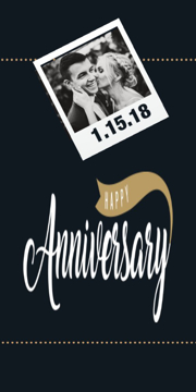 Picture of 24" x 12" Anniversary 3