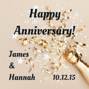 Picture of 24" x 24" Anniversary 2