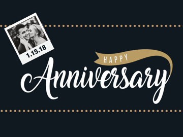 Picture of 9" x 12" Anniversary 3