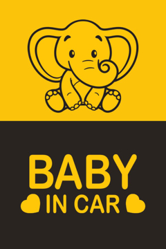 Picture of 18" x 12" Baby On Board 3