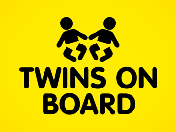 Picture of 9" x 12" Baby On Board 2