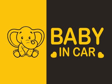 Picture of 9" x 12" Baby On Board 3