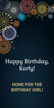 Picture of 24" x 12" Birthday 2