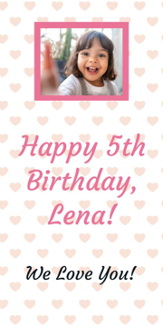 Picture of 24" x 12" Birthday 3