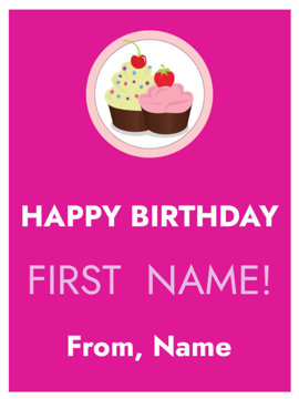 Picture of 24" x 18" Birthday 8