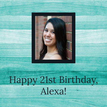 Picture of 24" x 24" Birthday 5