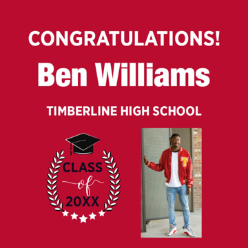 Picture of 12" x 12" Graduation 4