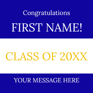 Picture of 12" x 12" Graduation 1