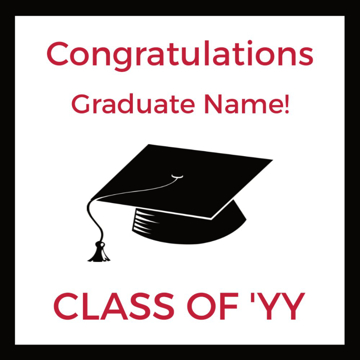 Picture of 12" x 12" Graduation 12