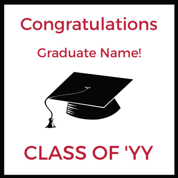 Picture of 24" x 24" Graduation 12