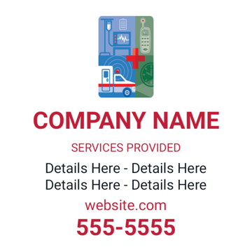 Picture of 12" x 12" Health & Fitness 10