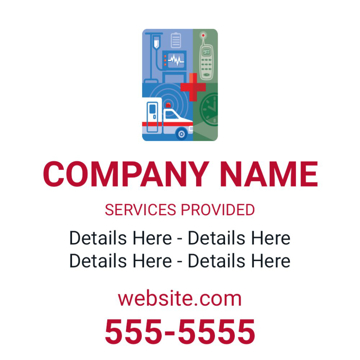 Picture of 24" x 24" Health & Fitness 10