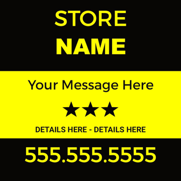 Picture of 12" x 12" Retail 10