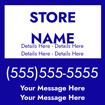 Picture of 12" x 12" Retail 21