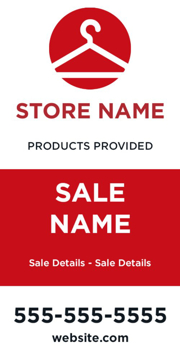 Picture of 24" x 12" Retail 16