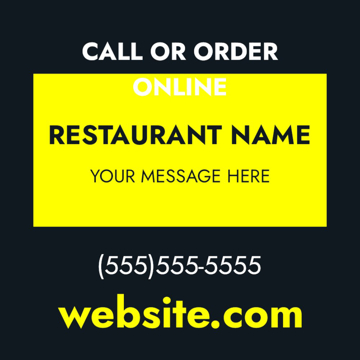 Picture of 12" x 12" Restaurant 17