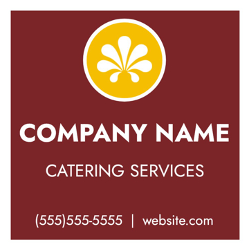 Picture of 12" x 12" Restaurant 25