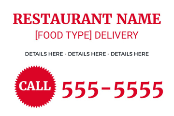 Picture of 12" x 18" Restaurant 14