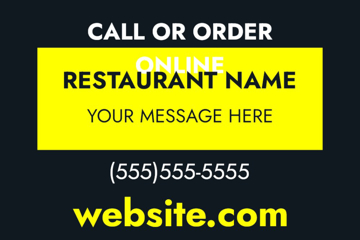 Picture of 12" x 18" Restaurant 17