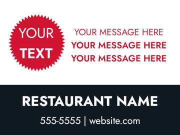 Picture of 18" x 24" Restaurant 15