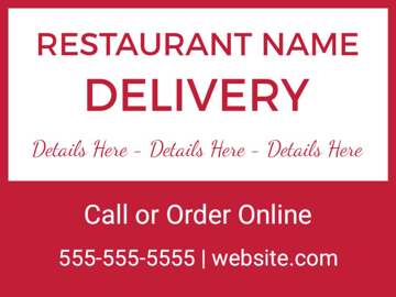 Picture of 18" x 24" Restaurant 18