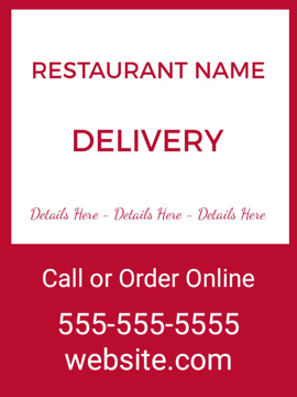 Picture of 24" x 18" Restaurant 18