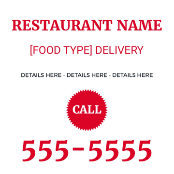 Picture of 24" x 24" Restaurant 14