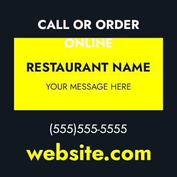 Picture of 24" x 24" Restaurant 17