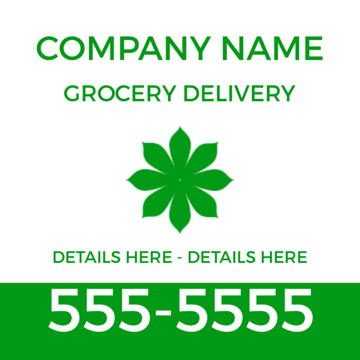 Picture of 24" x 24" Delivery 12