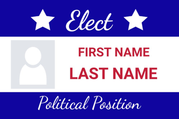 Picture of 12" x 18" Political Campaign 4