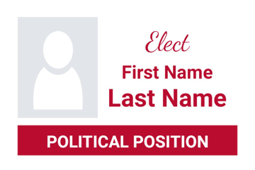 Picture of 12" x 18" Political Campaign 5