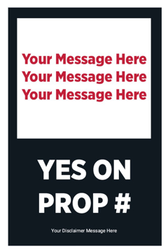 Picture of 18" x 12" Political Campaign 16