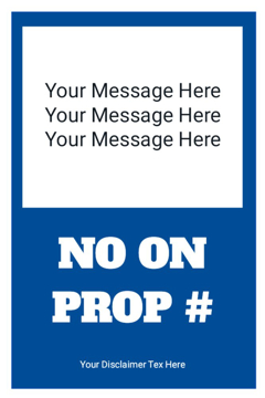 Picture of 18" x 12" Political Campaign 19