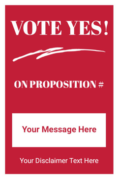 Picture of 18" x 12" Political Campaign 2