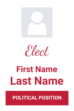 Picture of 18" x 12" Political Campaign 5